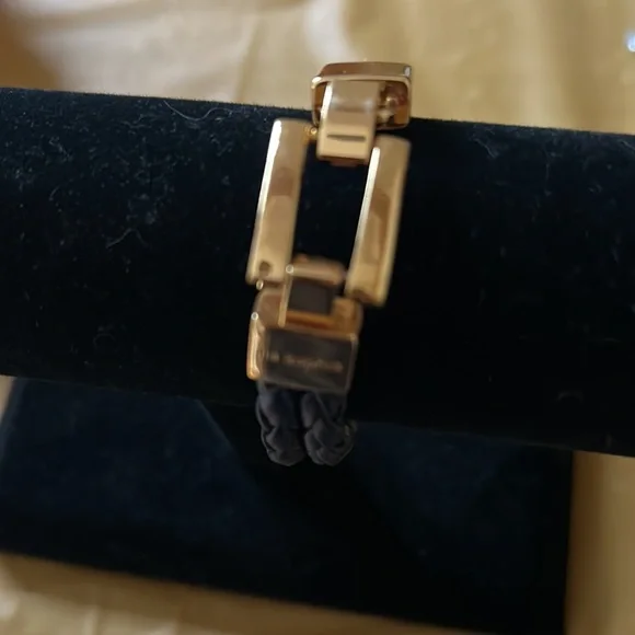 Lia Sophia Blue and Gold Wrap Beacelet - Picture 3 of 5